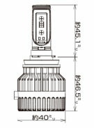 CATZ キャズ LEDヘッドライト コンバージョンキット REFLEX(リフレクス) H9/H11 CLC11_画像3