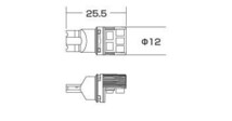CATZ キャズ ライセンス(ナンバー)ランプ LED Side 90 A.D.J T10 6900K ミラ 5ドアセダン L275S/L285S H18.12～H30.3 CLB24_画像3