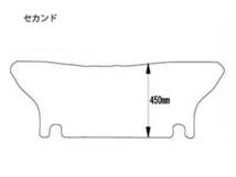 Artina アルティナ ラバーラグマット ブラック セカンド×1枚 200系 ハイエース(標準)_画像2