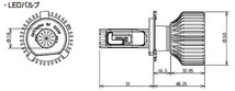 CATZ REFLEX PLUS+ LEDヘッドライト コンバージョンキット ヘッドランプ(Hi/Lo) H4H/L(ハイロー切替え) デリカD:3 BM20 H23.10- CLC30_画像3