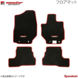 MONSTER SPORT モンスタースポーツ フロアマット ジムニーシエラ JB74W 4AT 894550-5500M