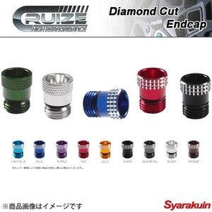 CRUIZE/クルーズ 超々ジュラルミン7075冷間鍛造貫通レーシングナット用エンドキャップ ダイヤモンドカット 4個 ブラック