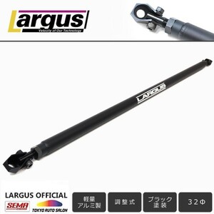 LARGUS/ Largus adjustment type rear pillar bar bar diameter :32Φ black painting Mazda Demio DY3W