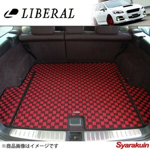 LIBERAL/リベラル カーゴマット レッド×ブラック スバル/SUBARU フォレスター SH5/SH9/SHJ -