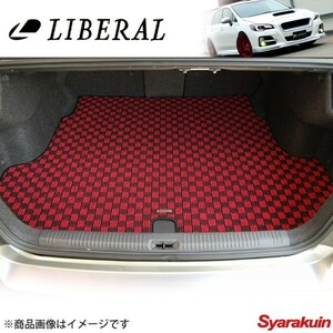 LIBERAL/リベラル トランクマット レッド×ブラック スバル/SUBARU WRX S4 VAG -