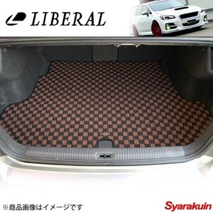 LIBERAL/リベラル トランクマット ブラウン×ブラック スバル/SUBARU インプレッサ GVB/GVF -