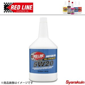 RED LINE/レッドライン エンジンオイル　SAE20 5W-20 1USQUART（0.94L） 1本