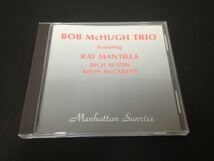 レア廃盤　オリジナル盤　BOB McHUGH TRIO　MANHATTAN SUNRISE　AL-3756　レア本掲載　プレス盤_画像1