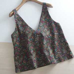 送料無料 *GLOBAL WORK* グローバルワーク ペイズリートップス M ♪ タンクトップ