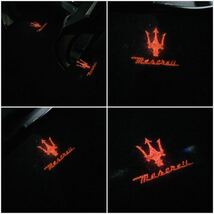 Maserati マセラティ ロゴ カーテシランプ LED 純正交換タイプ レヴァンテ クアトロポルテ ギブリ プロジェクタードア ライト Levante_画像2