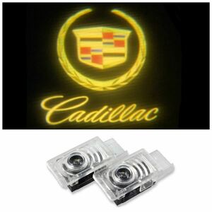  Cadillac LED Logo projector door courtesy lamp SRX ATS XT5 XTS original exchange emblem Mark wellcome under spot 