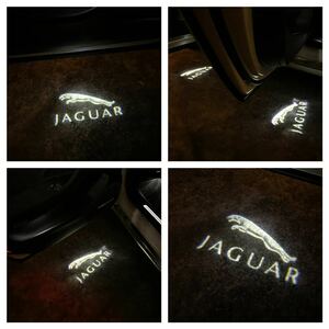 Jaguar ジャガー LED ロゴ プロジェクター ドア カーテシ ランプ F-TYPE XE Fタイプ 純正交換タイプ　ドア ライトエンブレム マーク