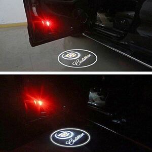 キャデラック LED ロゴ プロジェクター ドア カーテシ ランプ SRX ATS XT5 XTS 純正交換タイプ エンブレム アンダー ライト Cadillac