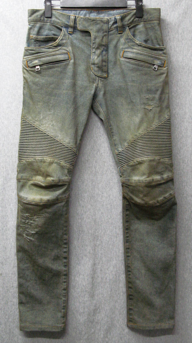 新品 BALMAIN バルマン デニム REFERENCE T529B406 注目ブランド atfd