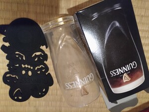 ギネスビール専用グラス コースター付き