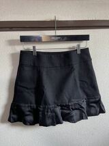 【良品】【レターパックプラス対応】 ATO アトウ スカート パンツ BLACK ブラック 黒色 即決早い者勝ち_画像3