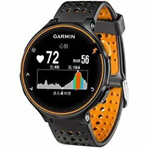 GARMIN Garmin бег часы часы GPS пульсомер VO2Max жизнь rog50m водонепроницаемый ForeAthlete 235J черный × orange [ Япония стандартный товар ]37176J
