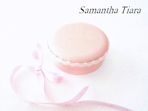 ⚜sa man satielaSamantha Tiara jewelry BOX / ring case [ pink ] unused goods 