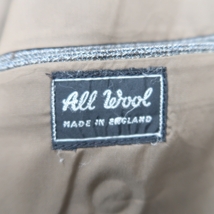 N3030 サイズ XL程度 ビッグサイズ 古着 ビンテージ 英国製 All Wool テーラード ジャケット スーツ ブレザー ウール グレー_画像3