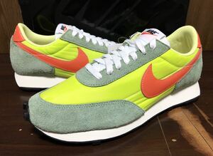 20年製 NIKE DBREAK DAYBREAK ナイキ デイブレイク ワッフル SWOOSH【DB4635-300】SUEDE スエード LIME LIGHT ライムライト オレンジ US9.5