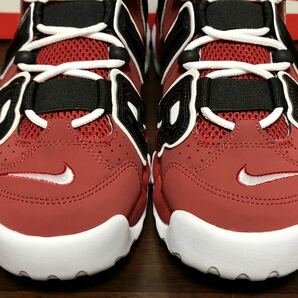 21年製 NIKE AIR MORE UPTEMPO 96 CHICAGO ナイキ エア モア アップテンポ シカゴ SWOOSH【921948-600】RED レッド 赤 US9.5の画像6