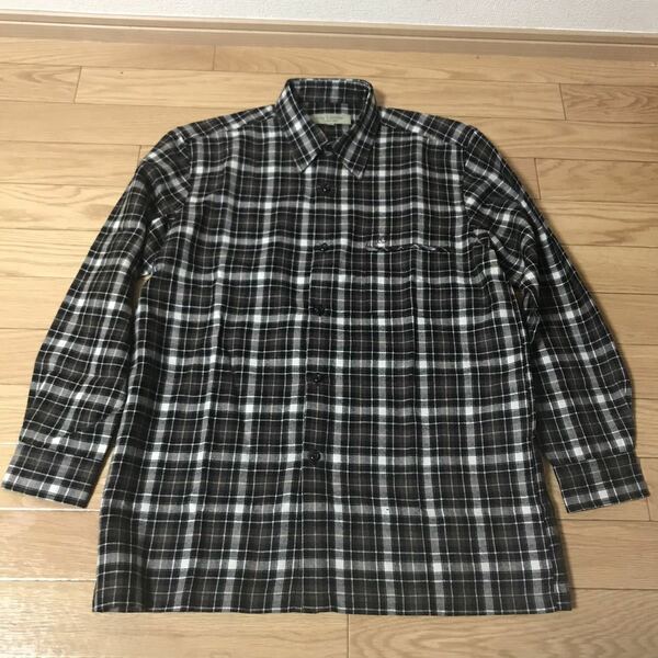 GUY LAROCHE ギラロッシュ　ウール100% チェック柄シャツ　フランス　サイズM 新品