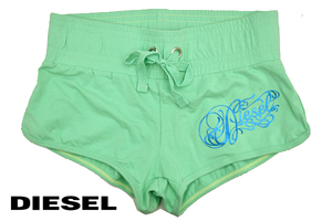 M-1155* free shipping * super-beauty goods *DIESEL diesel * regular goods spring summer beach . running . green Easy micro Mini short pants 2