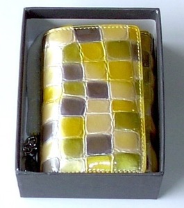  digital camera case kokofi ole COCCO FIORE olive & purple * box equipped * strap unused * camera case * case 