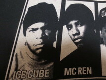 N.W.A The World's Most Dengerous Group　エヌ・ダブリュ・エー　半袖プリントティーシャツ　黒　L　ICE CUBE_画像9