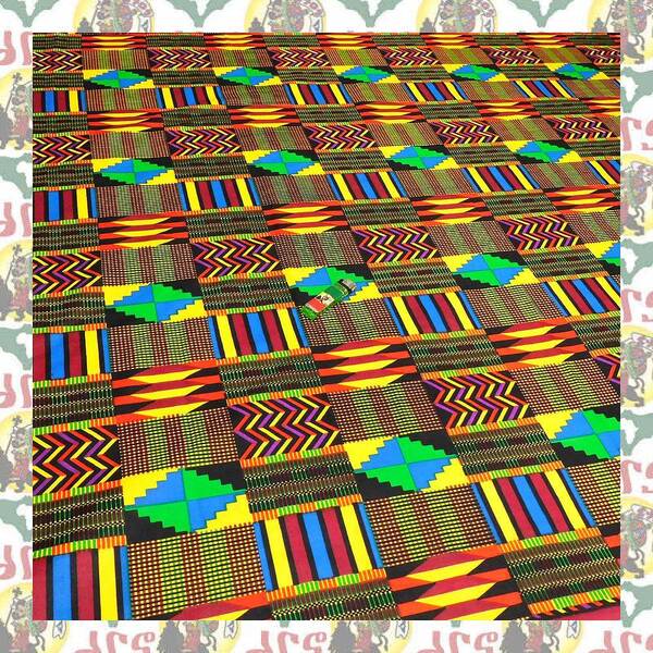 【SALE/270cm x 110cm/3ヤード】アフリカンプリント生地 barg-e22 アフリカ布 アフリカ生地 ゴールドプリント アンカラ キテンゲ パーニュ