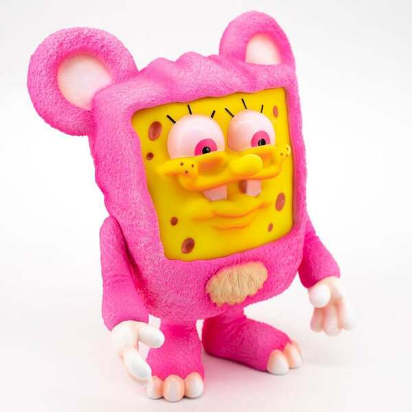新品未開封 THE IT BEAR BOB BY MILKBOY TOYS SpongeBob UNBOX INDUSTRIES ソフビ スポンジボブ ミルクボーイ pink ピンク