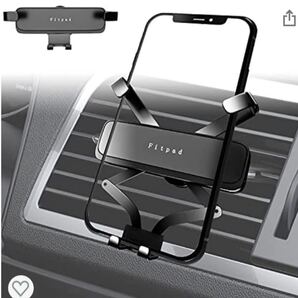 車載ホルダー Fitpad「2021最新」スマホホルダー 重力式 自動開閉 非粘着式 コンパクトサイズ 片手操作
