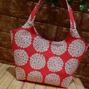 フラワーサークル☆トートバッグ☆ハンドメイド