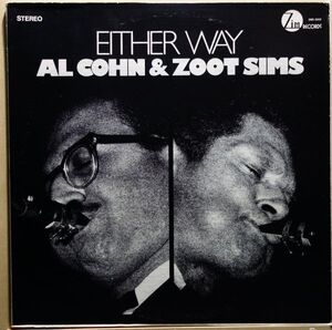 Jazz◆Zoot Sims And Al Cohn With Cecil Collier - Either Way◆マイナーレーベル◆超音波洗浄