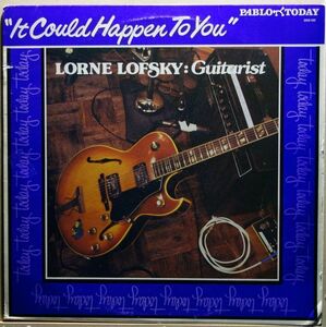 Jazz◆再生良好◆Lorne Lofsky - It Could Happen To You◆カナダ人ジャズ・ギタリスト◆超音波洗浄