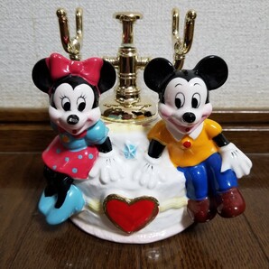 ディズニー ミッキー ミニー レトロ ヴィンテージ オルゴール 電話保留器