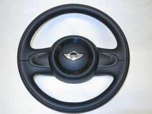 新同! Mini MINI R60 BMW Genuine 革 Steering Steering エアバック エアーバック Cover 9806257 R55 R56 R57 管理番号（W-XVI25）