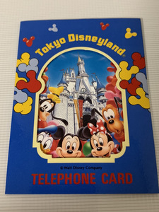 即決　希少品　東京ディズニーランド Disney 　シンデレラ城　テレホンカード 50度数 　未使用　ミッキーマウス　ミニーマウス