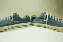 【US12/CM30.5】 90's CONVERSE All Star コンバース オールスター USA製 ネイビー ビンテージ ヴィンテージ 古着 オールド CC75_画像6