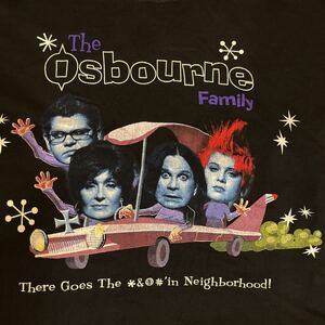 The Osbourne Family オズボーンファミリーTシャツMTV サイズ XL以上 ブラック バンドTシャツ