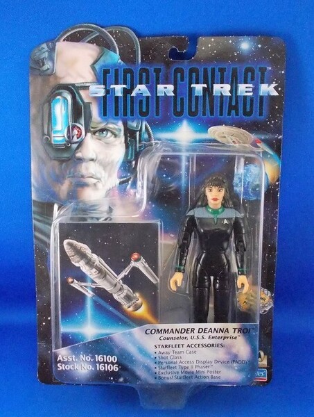 未開封 ディアナ・トロイ フィギュア Playmates スタートレック ファーストコンタクト STAR TREK FIRST CONTACT, COMMANDE DEANNA TROI