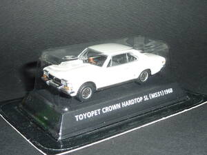 コナミ 1/64 絶版名車コレクション VOL.7 TOYOPET CROWN HARDTOP SL(MS51)1968 クラウン ハードトップ ＳＬ ホワイト トヨペット