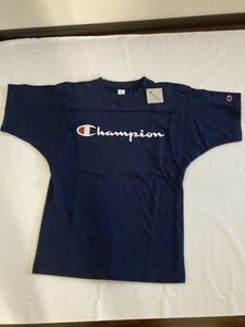 新品　チャンピオン　ナナミカ別注　フットボール　Tシャツ　8OZ 日本製　Champion Sサイズ　ひび割れ加工　ビンテージ加工 CHS2530 