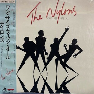 The Nylons - One Size Fits All（美品！帯付き！）ハッピー・トゥゲザーの大ヒットで知られるカナダのアカペラ・グループ　　日本盤 1982