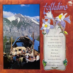 Various - Tellulive - 1979 Telluride Bluegrass & Country Music Festival　　　　LP, Album 日本盤 1980 Bluegrass