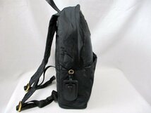 【N814】MARC by MARC JACOBS/マークバイマークジェイコブス◇リュックサック　BK　ネームタグ付　H37cm_画像3