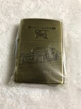 ZIPPO ジッポ ジッポー 1999年製 金属製ヘッドカバー型ケース入り　SKYLINE 2000 GT-R スカイライン　未使用　4個セット　希少品_画像4