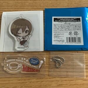 ビビバス コラボカフェ WEEKEND GARAGE　アクリルスタンドチャーム　MEIKO プロセカ　アクスタ