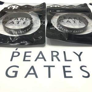 【新品】 限定品 PEARYL GATES 2個セット 虫除け ラバーバンド パーリーゲイツ ブレスレット 紺 ネイビー ゴルフ マスターバニー 5