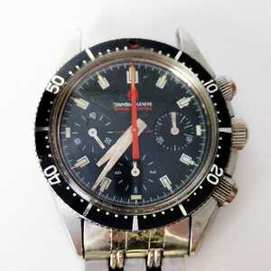  ultimate rare universal geneve space compax universal june-b antique hand winding chronograph Junk machine k000